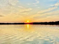 Lake Home on Large Quiet Lake with Amazing Sunset Views