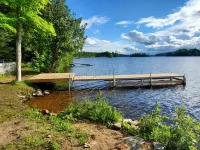 Cozy cottage with private waterfront & wifi Hotels in Faraday