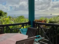 LES VILLAS PAMEYAQUE/ LA VILLA PAME with swimming pool, facing the Caribbean Sea