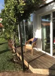 Sunny chalet, Atlantic and Teide views, free WiFi, garden, pool, barbecue