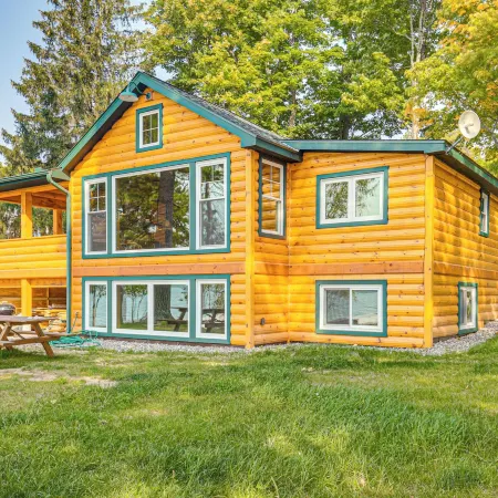 Quiet Lakefront Conover Cabin Near Atv Trails