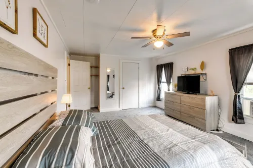 Steps to Crystal Lake: Spacious Retreat w/ Views - parking