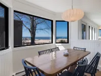 Beachfront Home on Lake Michigan beach. Spectacular sunsets, walk to downtown. Hotels in Frankfort