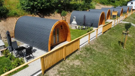 Frankenwald Chalets - Chalets Отели в г. Кронах