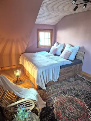 Maison Fuchs - Fantastic former farmhouse with garden, WiFi and BBQ Các khách sạn ở Sonnenbuhl