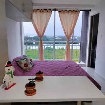 Studio apartment with spectacular view of the city of Popayán and the Purace Volcano.