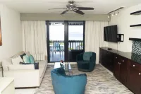 Oceanfront 2-level condo at Sapphire Beach Resort and Marina with washer/dryer.
