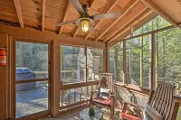 Blue Ridge Mtns Creekside Cabin w/ Hot Tub + Pier!