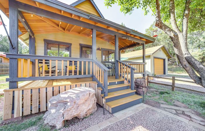 Pine Cabin w/ Fire Pit & Gazebo - Steps to Trails