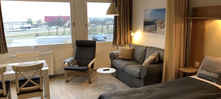 Gemütliche Ferienwohnung mit Blick auf den Yachthafen in Top-lage! Отели в г. Фемарн