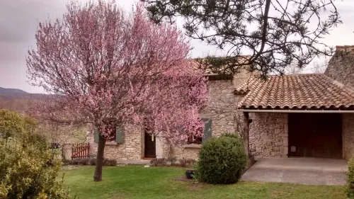Small Provencal mas in local stone surrounded by nature. Hotels in Monieux