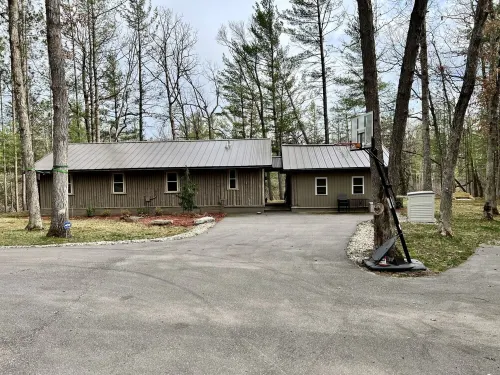 Riverfront cabin, on a secluded section of the Middle Branch, Pere Marquette