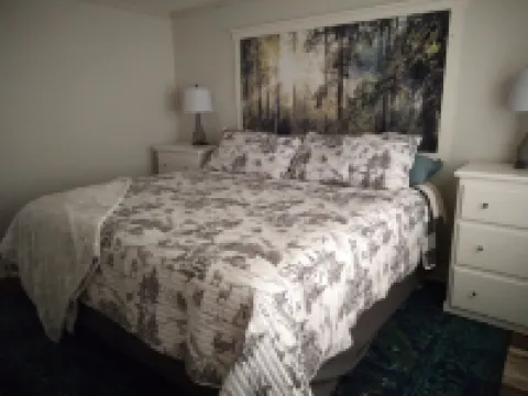 Cozy nestled in quiet neighborhood. On snowmobile and ATV trail.