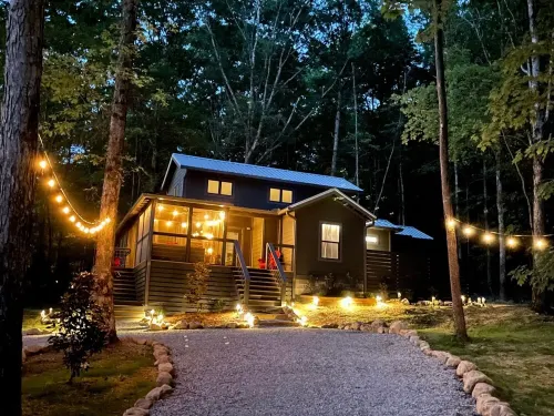 Larger Home in Tracy City, TN Tiny Home Lake & Community-Retreat at Water's Edge