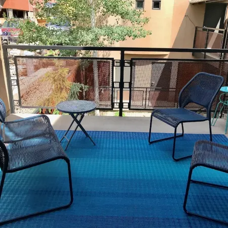 Downtown MainStreet Penthouse 1BR five star Rental with parking overlooking main
