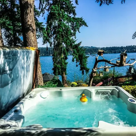 A Waterfront Retreat with Gardens, Views, and Space to Gather on Whidbey Island.