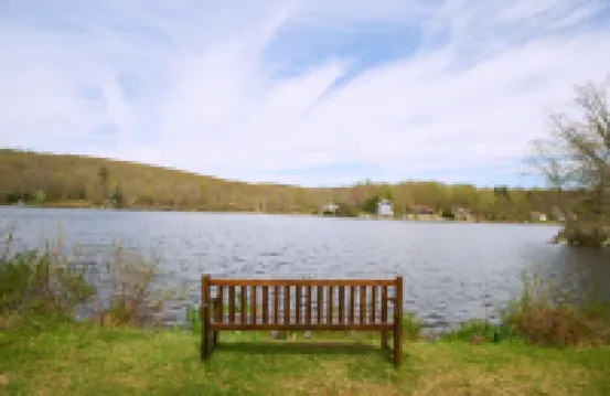 Log Cabin on A Lake with Private Dock & Beach! One Hour from NYC! No Pet Fees!