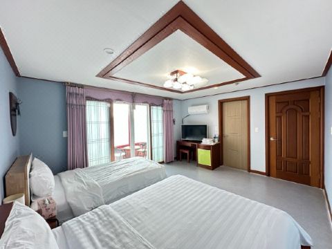 제주 꿈의바다 애월 바다뷰 객실 전경