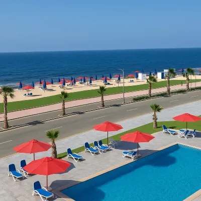 Beachfront Chalet in Porto Said with Pool & Gard Hotels near Farahat