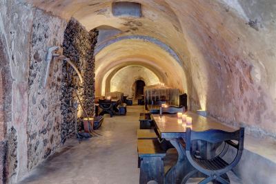 共有エリア ヴェデマ，ラグジュアリーコレクションリゾート，サントリーニの写真