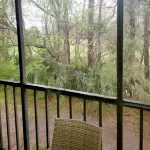2bd 1 bath unit and you can see the golf course