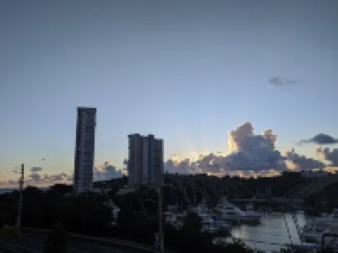 Caribbean Condo with Marina, Pool & Ocean View! 3 Minutes from Seven Seas Beach!