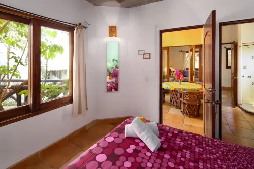 Villas del Rio: 1BR/1BA with dipping pool 1 block from the beach.