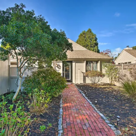 2 Mi to Beach: Retreat w/ Pool & Grill in Mashpee!