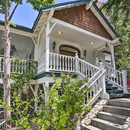 Ornate Lake Arrowhead Home with Deck