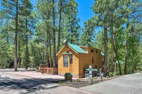 Gateway to Sunrise Resort! Show Low Cabin w/ Deck - Pet friendly