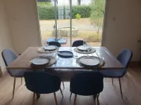 Longère (farmhouse) on the edge of a forest facing the cycle path