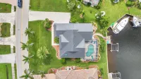 INCREDIBLE WATER VIEW!! NEW LUXURY REMODELED HOME; HEATED SALT POOL, GOLF NEARBY Hotels near Publix Super Market at Burnt Store Marketplace