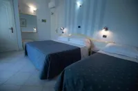 Fly in Viareggio beach in front of the famous promenade with shops and establishments Hotels in 
