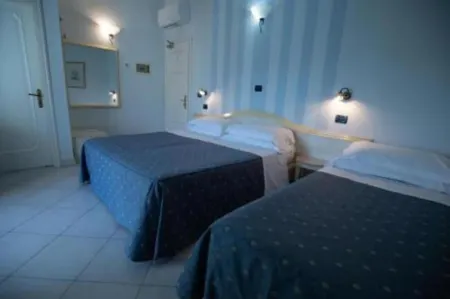 Fly in Viareggio beach in front of the famous promenade with shops and establishments