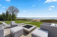 Stunning Luxury Home on the Sandy Beach Shores of Lake Michigan!!