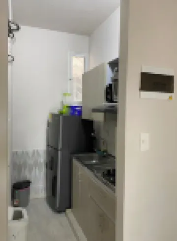 10 minutes walking to the beach! Couple sized apartment with a living room.