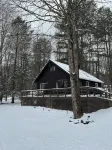 Cozy Catskills Chalet with firepit!  Peaceful setting with gorgeous views.