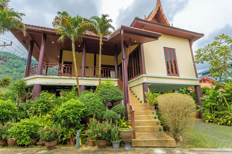 รูปภาพของวิลล่าสไตล์ไทย์ที่มีเสน่ห์ วี114