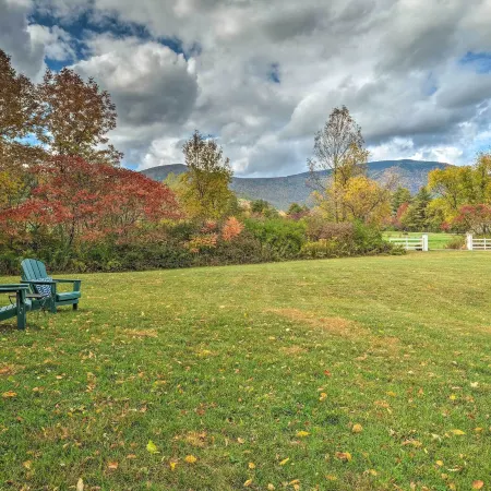 Luxe 'Green Barn' Near Skiing w/ Mt Equinox Views!