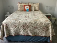 Modern comfort, small town charm. Room for all to visit, rest retreat or create