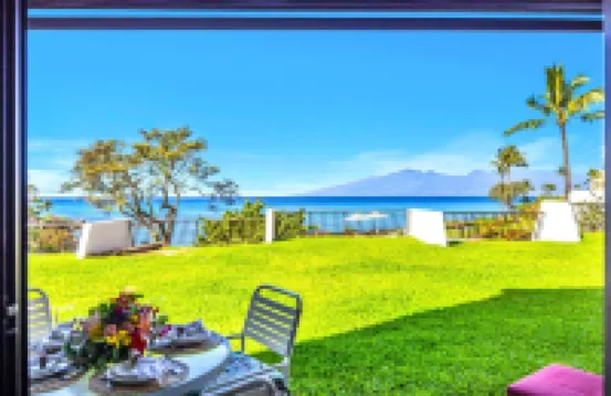 Kbm Resorts Free Car Napili Point NAP-B39 Stunning Ocean Front Villa Turtle Views