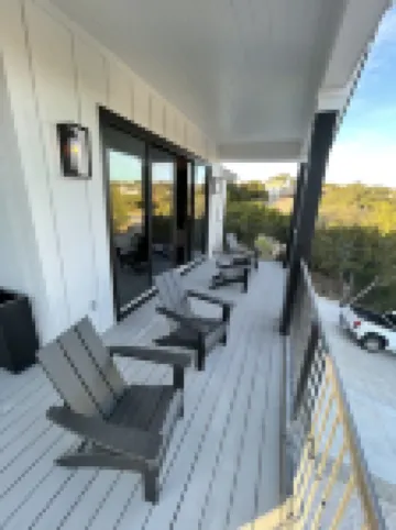 Sanctuary On Lake Travis with private pool and outdoor jetted tub with golf cart