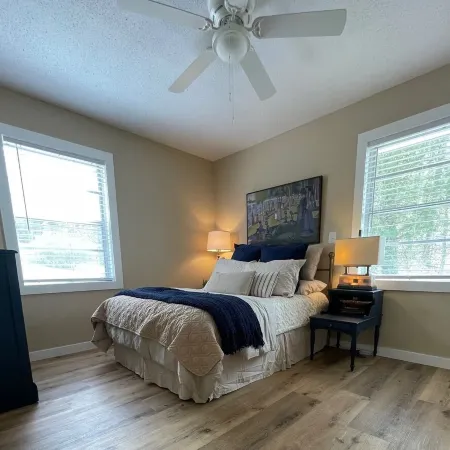 Lakefront home on the main channel w/ beautiful view and a boat ramp next door!