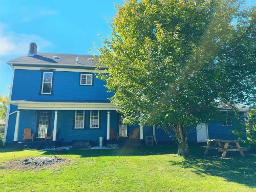 Modern Farmhouse in town.