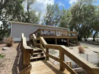 Sportsman's Bluff sits high above a deepwater canal with the river minutes away!