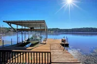 Beautiful views and lake front home on Toledo Bend! Fish right of the dock!
