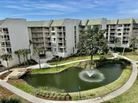 Closest Villamare Condo to the Beach! With Extra Large Living Area