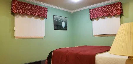 Relax and rejuvenate in this Hideaway Apartment close to public transportation .