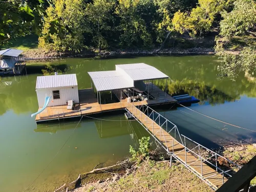 All Decked Out!  Grand Lake waterfront, boat dock and views. Drowning Creek.