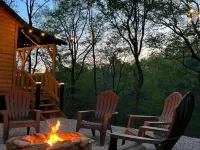 Peaceful Cabin in the Forest with Hot Tub & Views - Hill Haven Hotels in Wolfe County